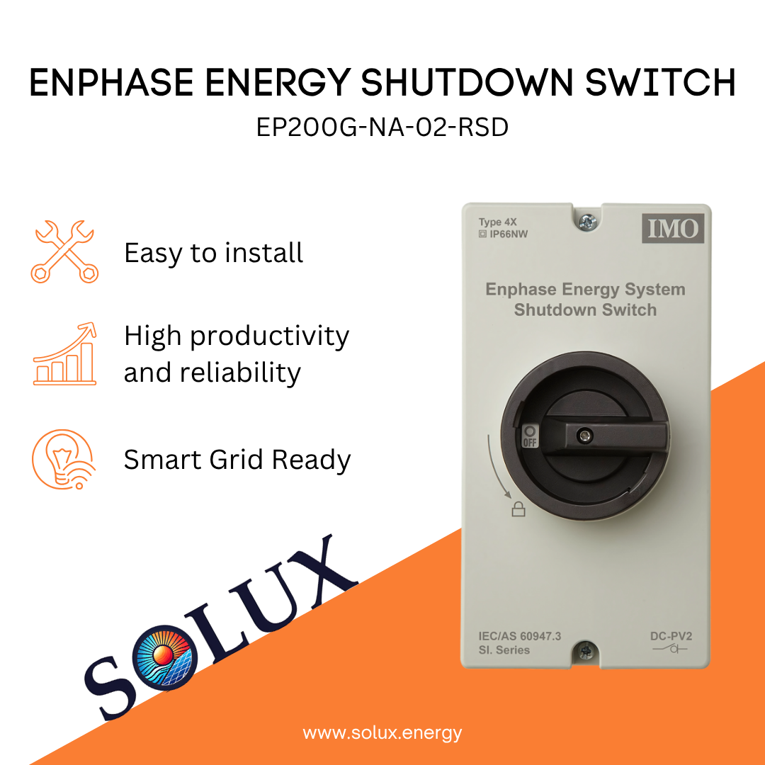 This is an image of Enphase Rapid Shutdown Switch Energy System